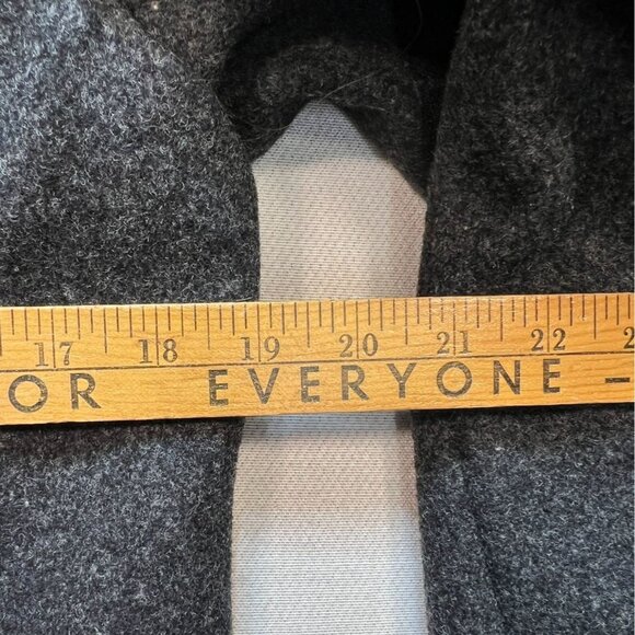 Express Womens Preppy Double Breasted Peacoat Size 7/8 Wool Blend Gray Winter - Picture 8 of 12